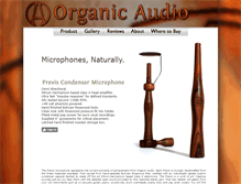 Tablet Screenshot of organicaudio.com